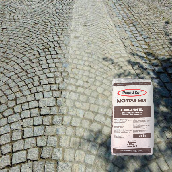 Cobblestone Pavement – Grouting and Levelling