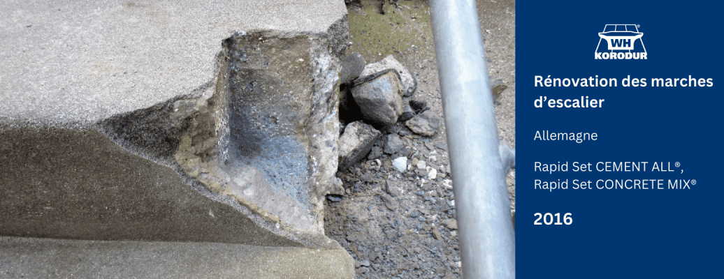 Rénovation des marches d’escalier